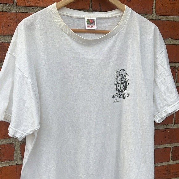 Vintage 90s Rat Fink Hot Rod T-Shirt / XL / I Eat Sleep Drink Hot Rods - Picture 2 of 8